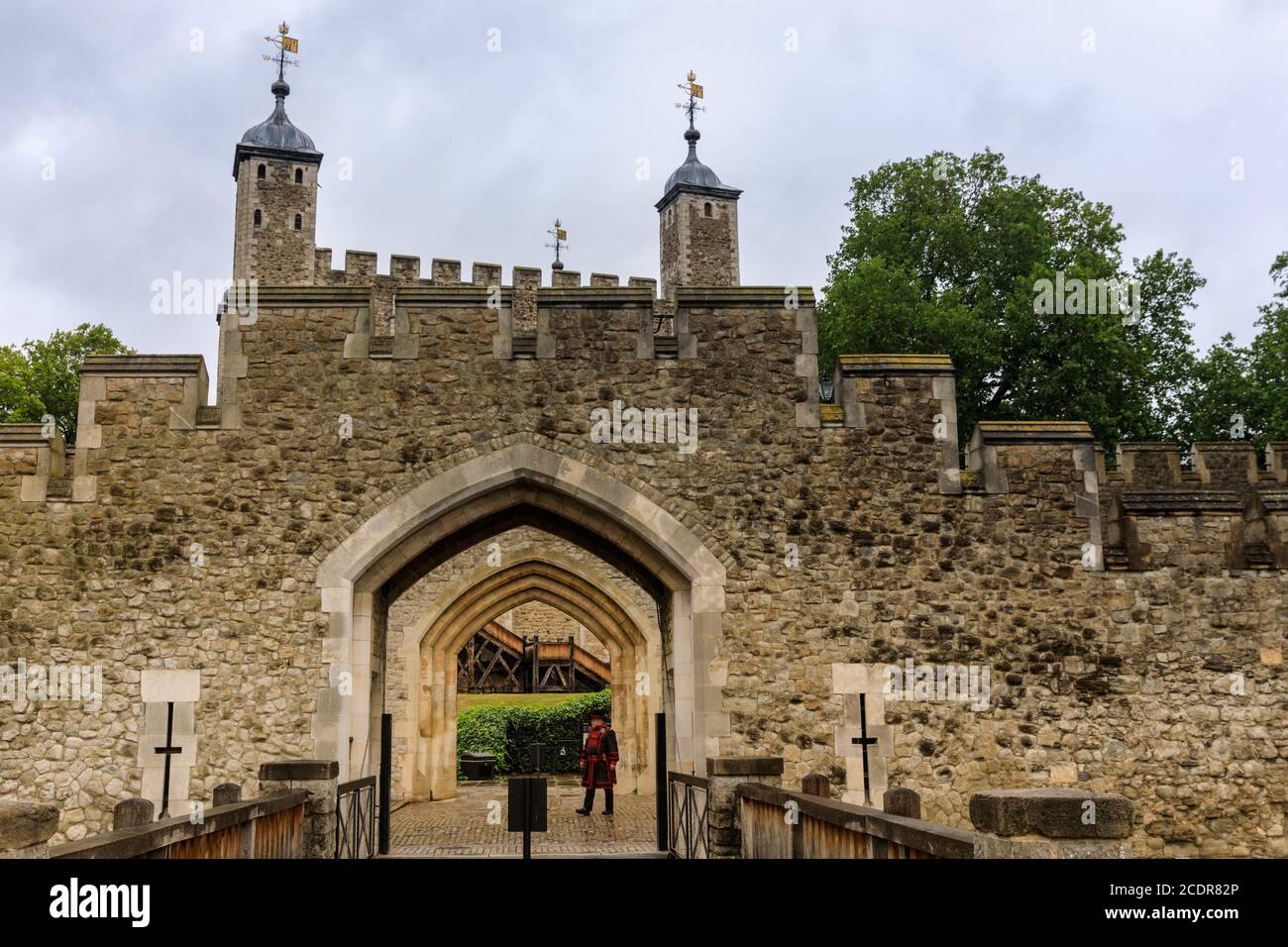 Torre de Londres, Palacio Real de su Majestad y Fortaleza de la Torre de Londres, Londres, Reino Unido Foto de stock