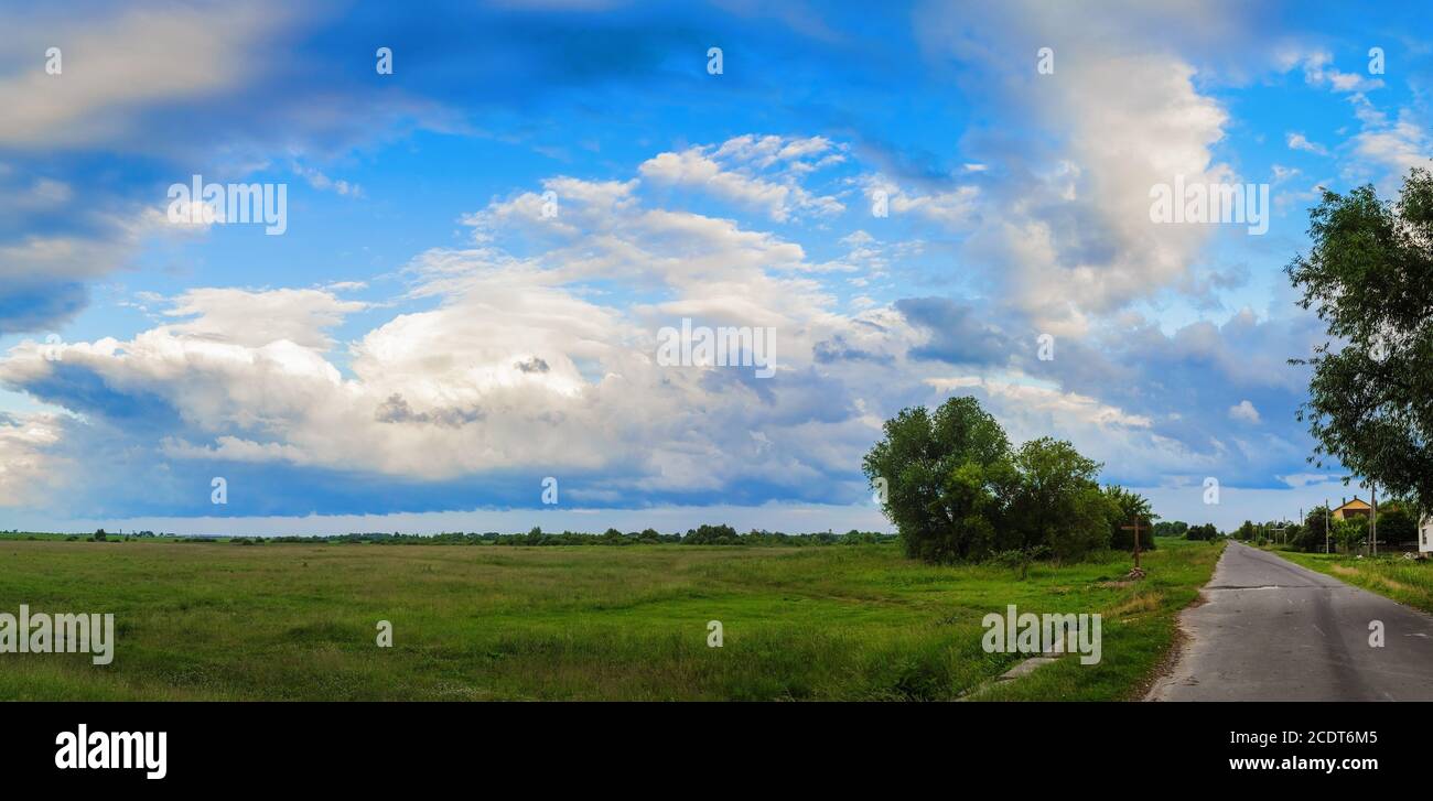 Pintoresco paisaje rural Foto de stock
