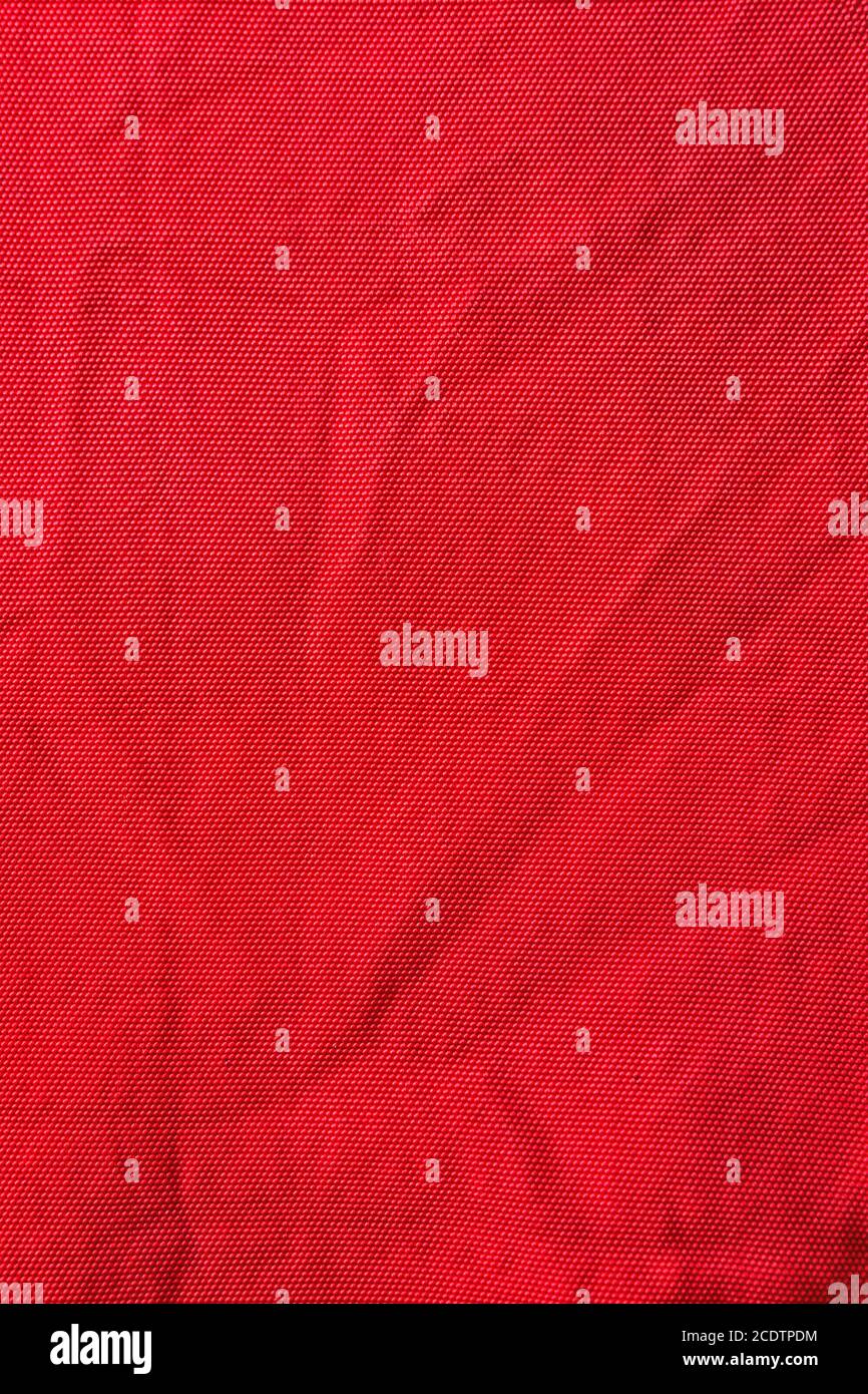 Textura de tela de nylon rojo - lona de aviación de cerca Fotografía de  stock - Alamy
