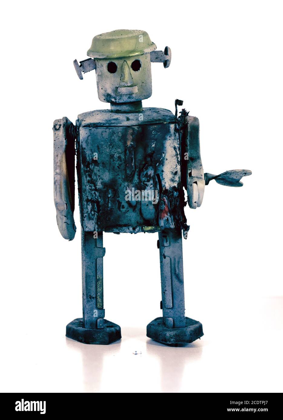 Toy vintage unhappy sad depressed problem robot fotografías e imágenes de  alta resolución - Alamy