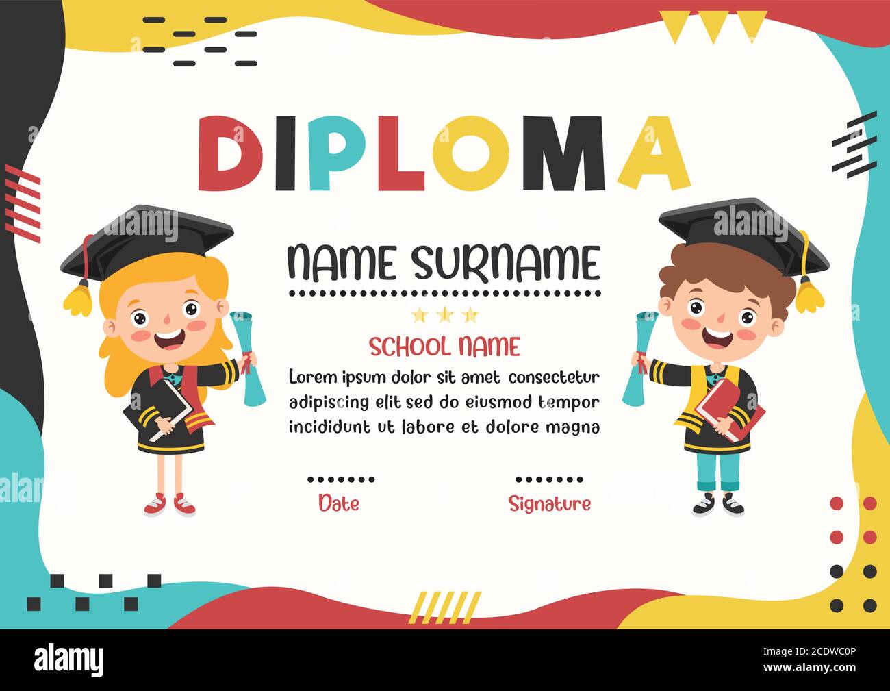Juego Didáctico Preescolar Medalla Niños Niñas Diploma Mod 5