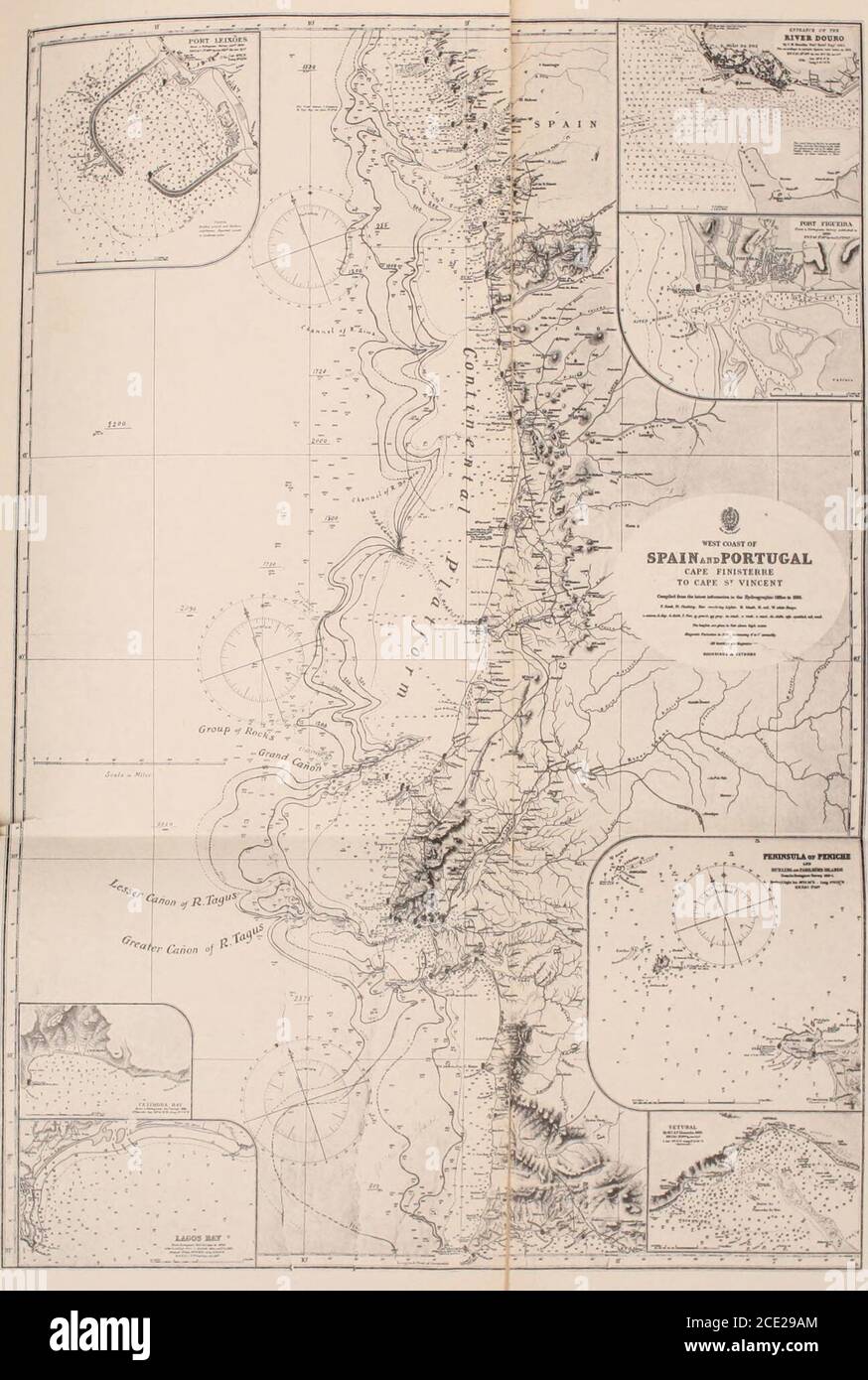 Diario de las transacciones del Instituto Victoria, o Sociedad filosófica  de Gran Bretaña. PLATAFORMA CONTINENTAL Y CANALES FLUVIALES DEL GOLFO DE  VIZCAYA. CdXtlXKXTAI. PLATAFORMA AXD KIVER CHAN XP:LS DE COSTA OK