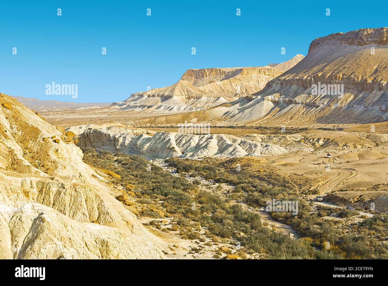 Desierto en Israel Foto de stock