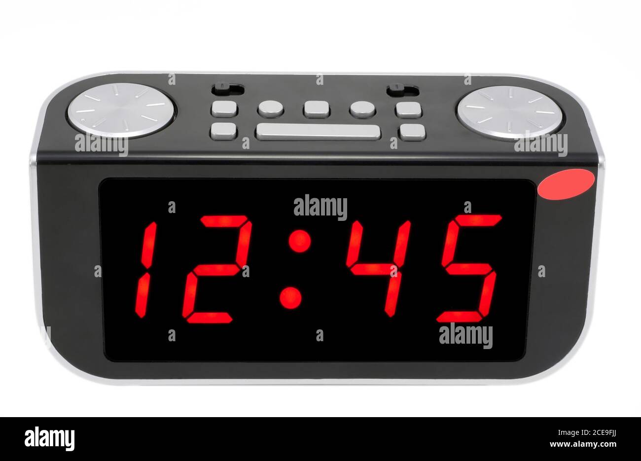 Resumen Reloj electrónico digital Foto de stock
