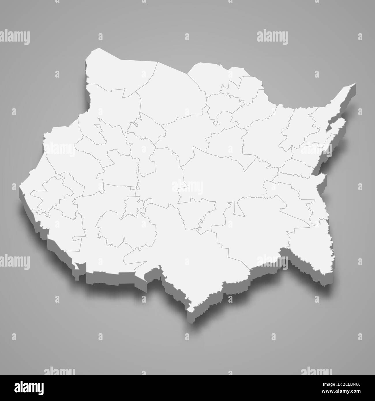 Morelos map Imágenes vectoriales de stock Alamy