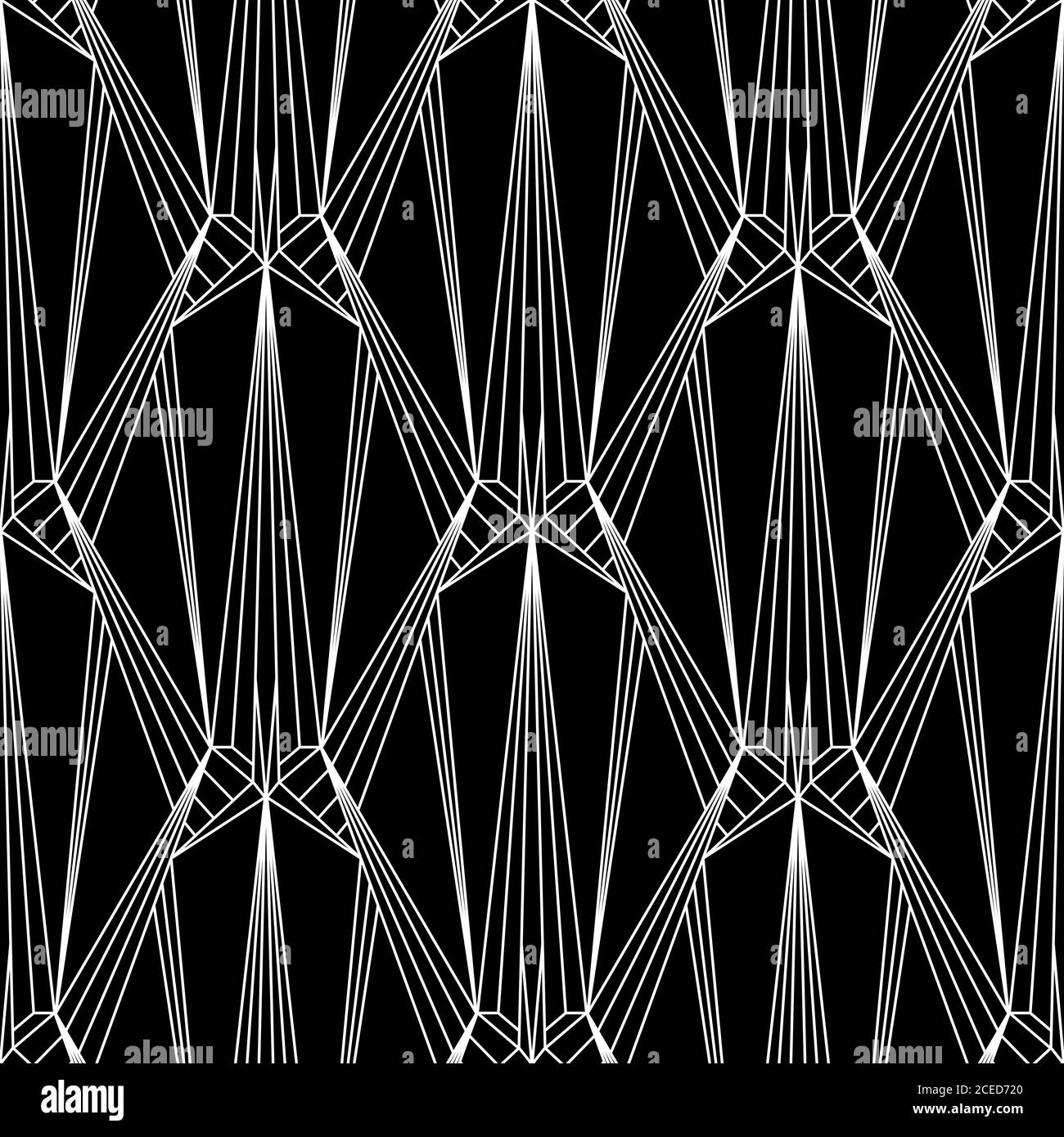 Diseño Art Deco. Vector fondo blanco negro Ilustración del Vector