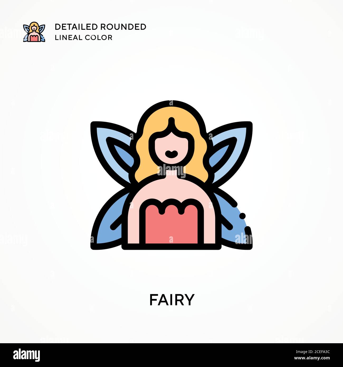 Dibujo de hada del bosque volando Imágenes recortadas de stock Alamy