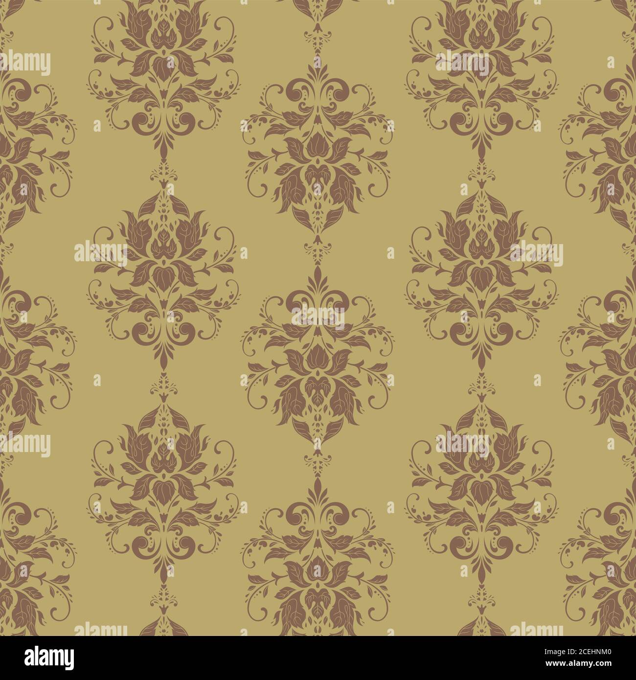 fondo de pantalla vintage sin costuras con diseño floral Imagen Vector de  stock - Alamy