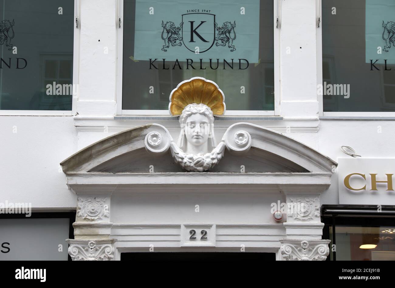 Klarlund Store en Stroget en Copenhague Foto de stock