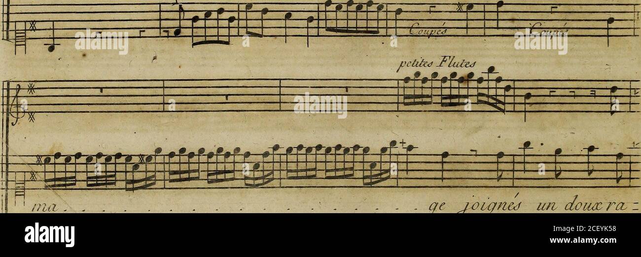 . Ragonde | ou | la Soirée de Village | mise en musique. R: ¿I JES? 1531 Violonj. i$- 7rcT7?oiuv i PS 52 &lt;   4pollon et Coromé XL * T ¿£2? &• t £=£= -*-±0- * fe - I X 9=7 Ï o W de asuaccunatiâheurcwjc, CELC&r&i LED trandporfà oyjcauœa/uuv Ckanj owjoigtmun dou&lt;zi X IRED douce. ae wvée et le 51 Foto de stock