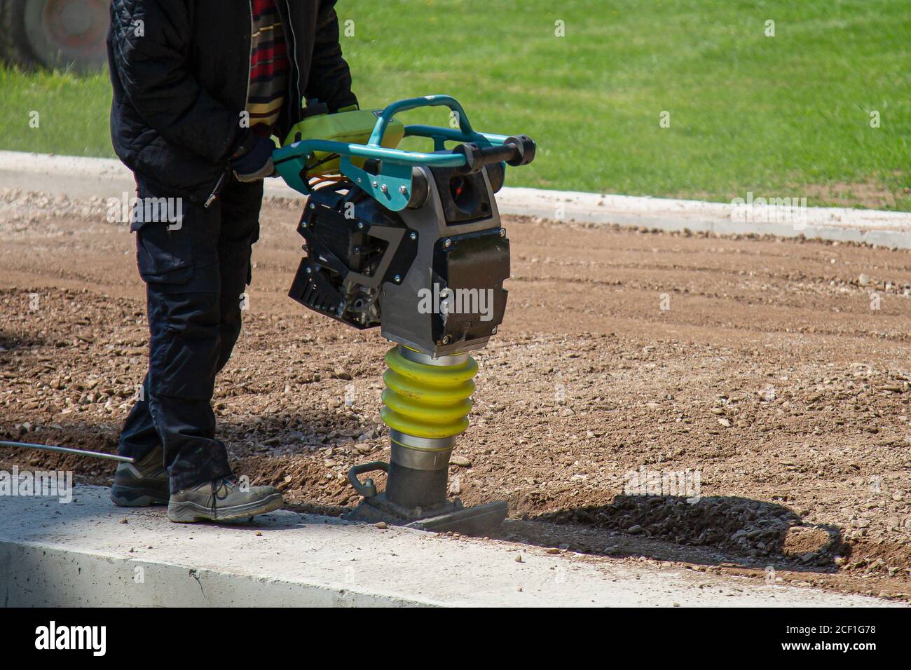 Apisonador de tierra fotografías e imágenes de alta resolución - Alamy