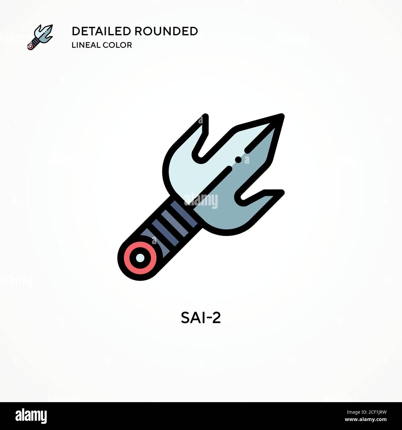 Icono de vector Sai2. Conceptos modernos de ilustración vectorial