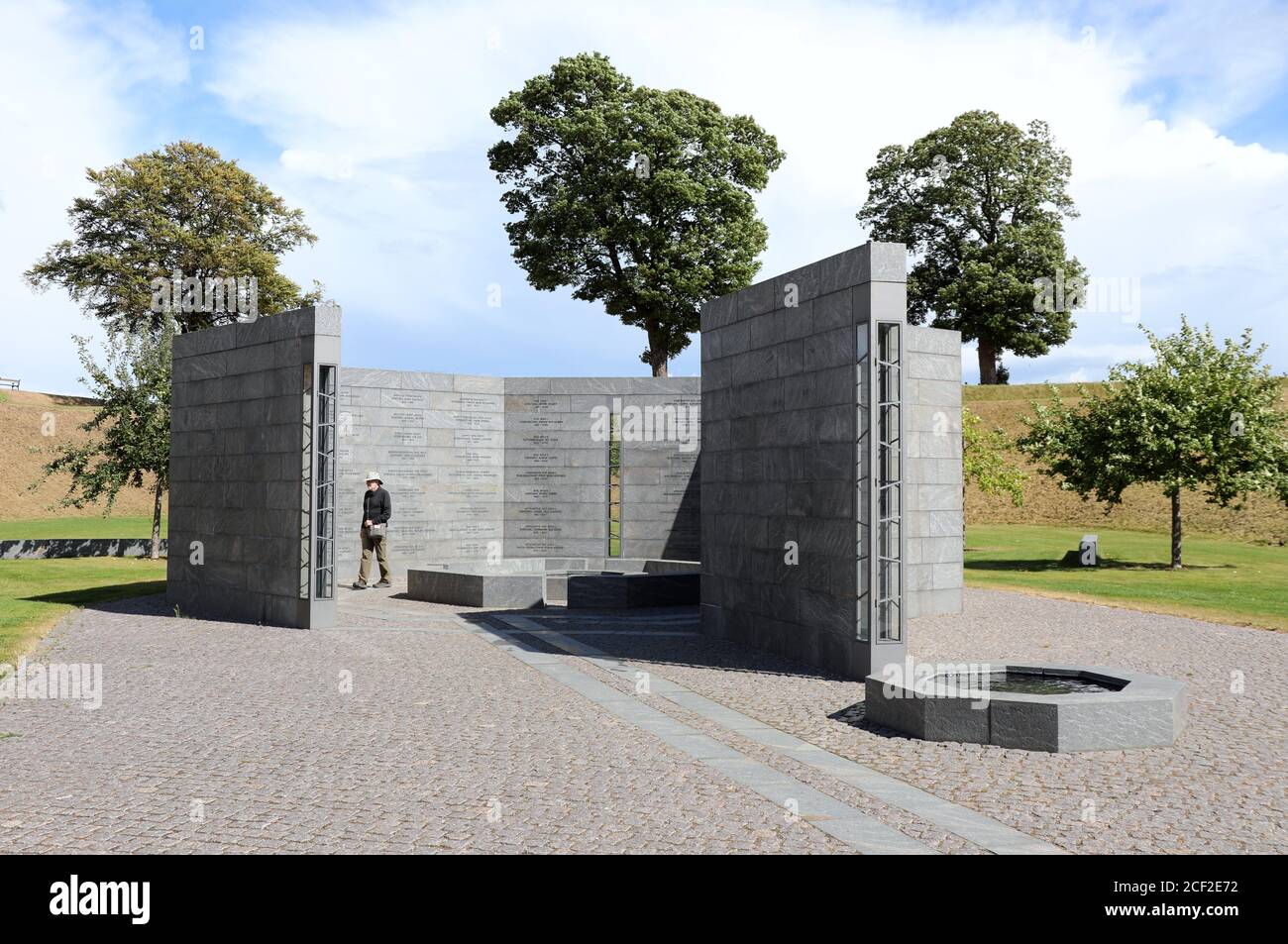 Monumento de Finn Reinbothe en el Kastellet en Copenhague Foto de stock