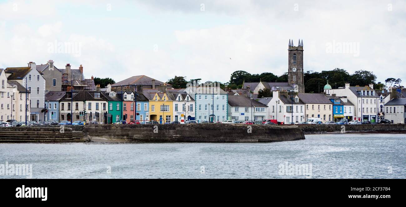 Donaghadee frente al mar desde el muelle Foto de stock