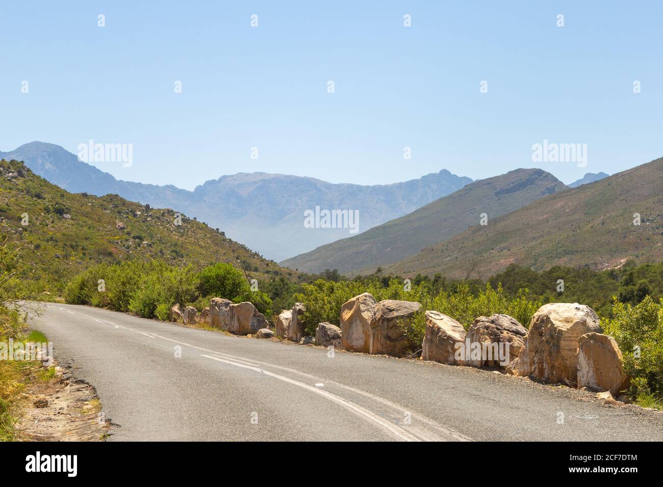 Paso de Bain Kloof cerca de Wellington, Cabo Occidental, Sudáfrica Foto de stock