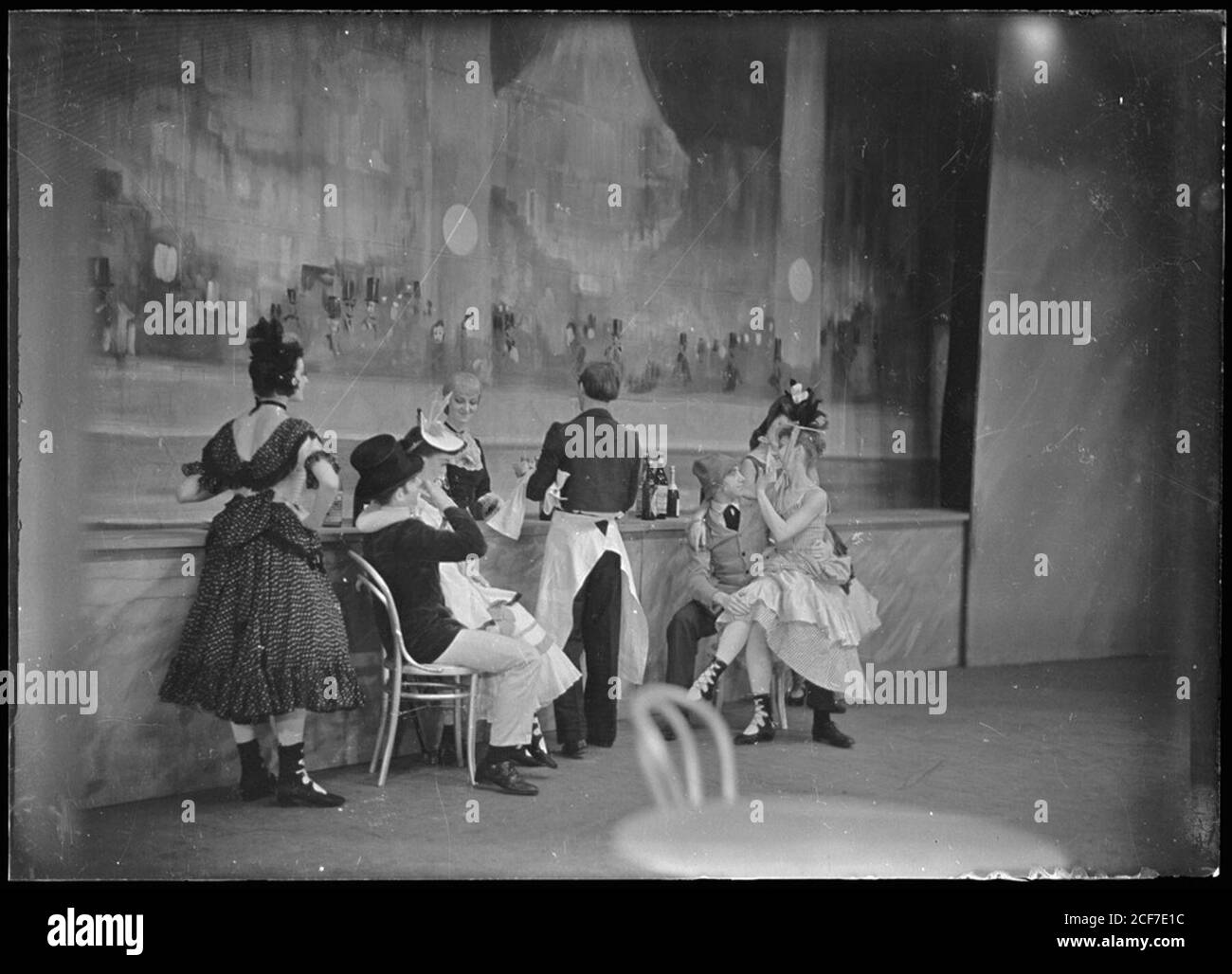 Ballet Rambert en Bar au Folies-Bergere. . Foto de stock