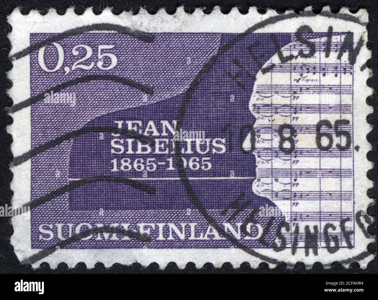 Sellos postales de la Suomi Finlandia. Sello impreso en el Suomi Finlandia.  Sello impreso por Suomi Finlandia Fotografía de stock - Alamy