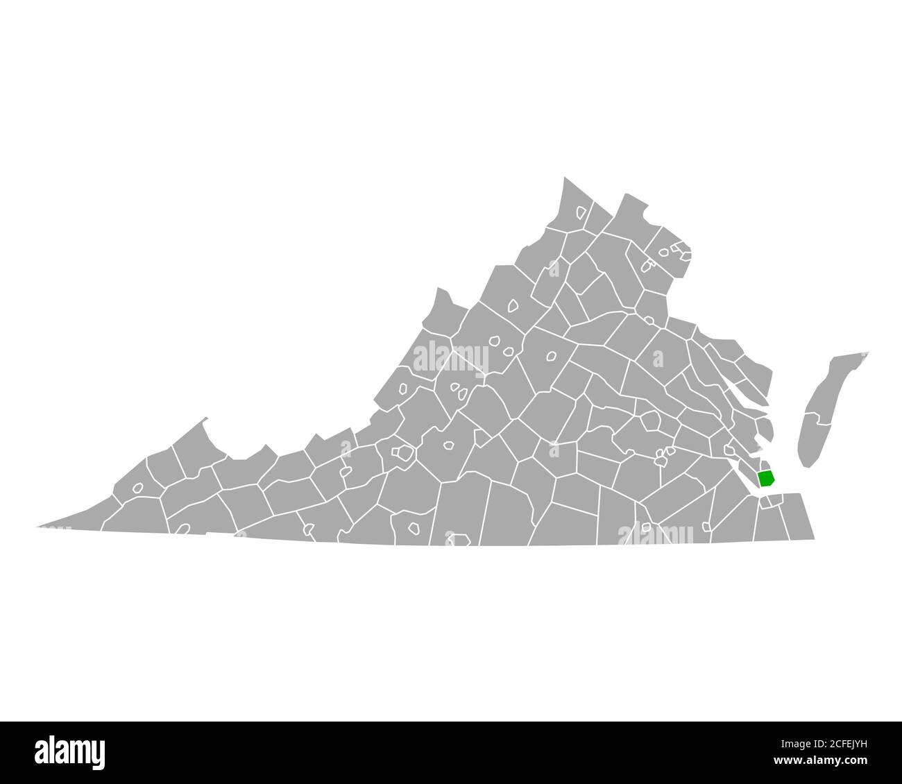 Mapa de hampton virginia fotografías e imágenes de alta resolución Alamy