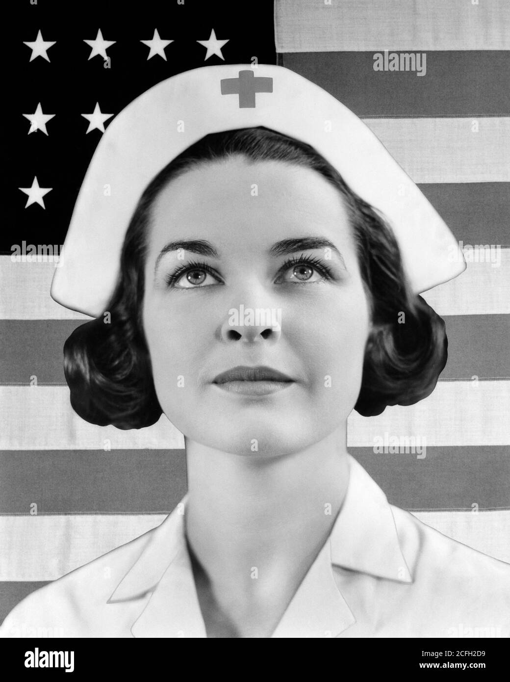  ¡Imán para ser una enfermera de cadetes! La niña con un futuro.  1940s WW2 Cuerpo de Enfermería imán de vinilo hoja magnética para  cerraduras, coches, señales, refrigerador 5 : Hogar y