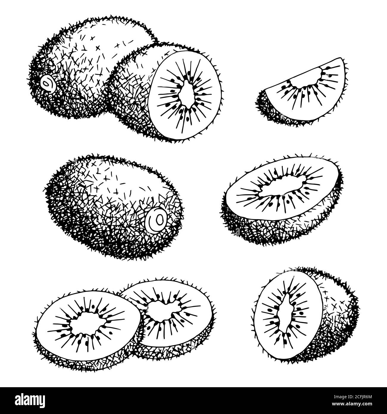 Kiwi design Imágenes de stock en blanco y negro - Alamy