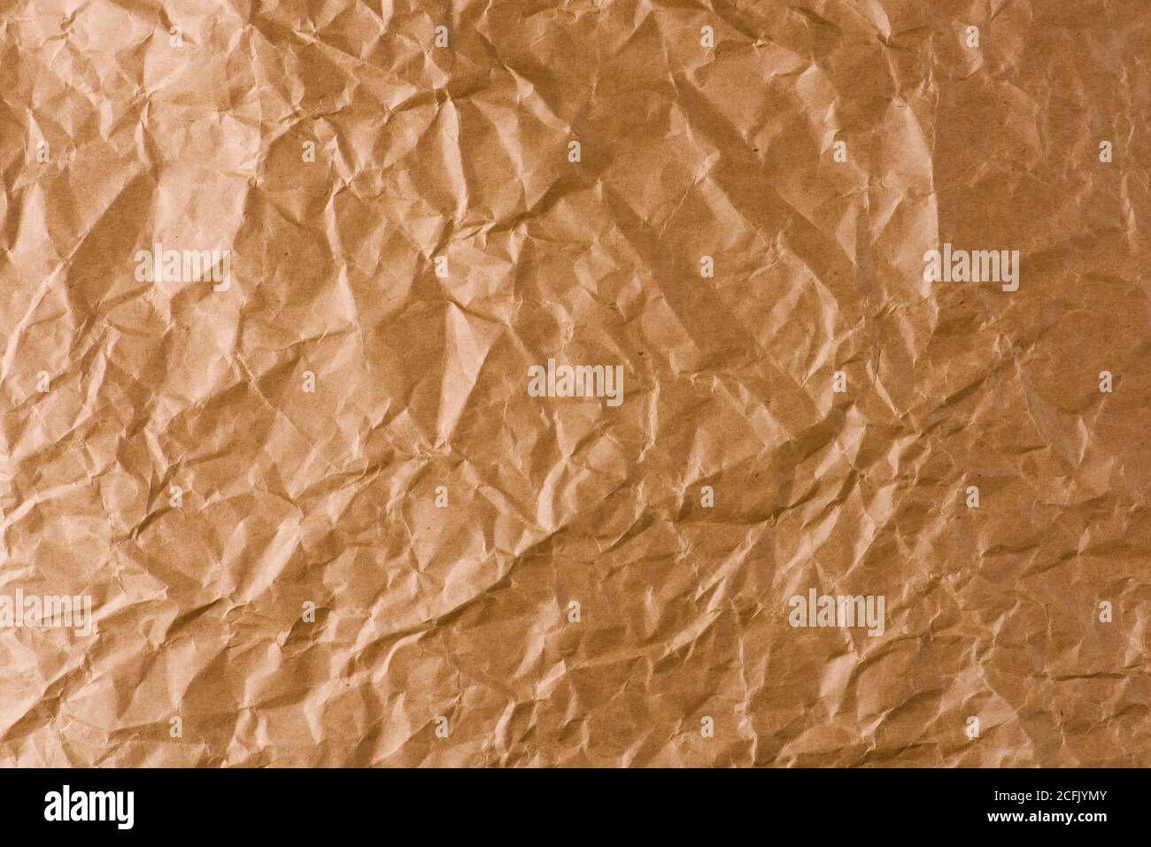 fondo de papel arrugado marrón. Textura de papel Kraft Fotografía de stock  - Alamy