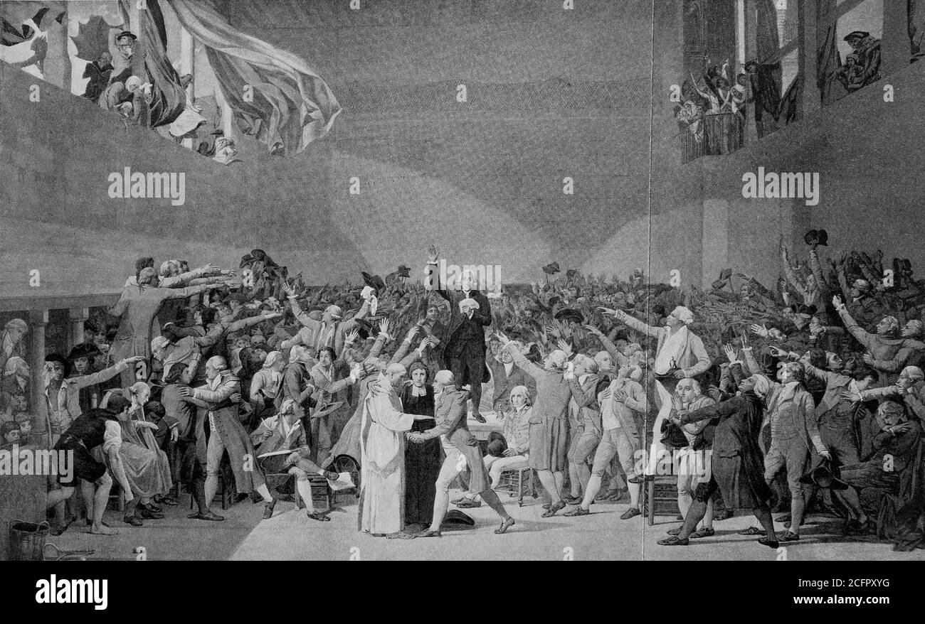 Wann War Der Ballhausschwur 20 june 1789 fotografías e imágenes de alta resolución - Alamy