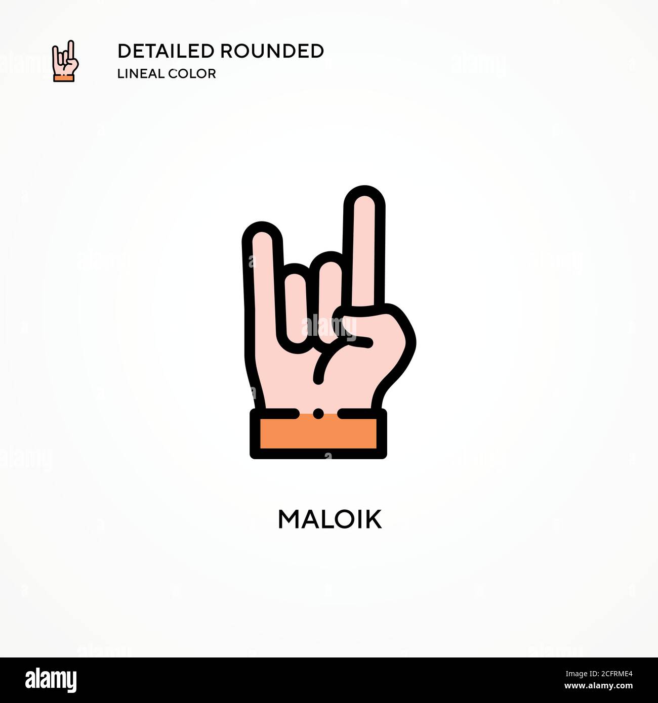 Icono De Vector Maloik Conceptos Modernos De Ilustraci n Vectorial 