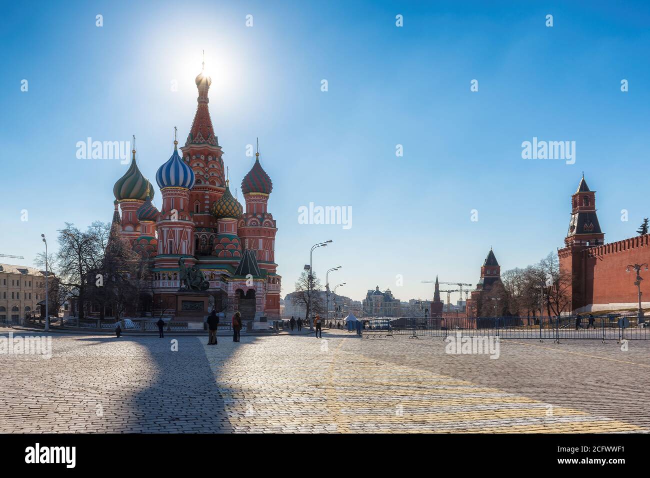 La Plaza Roja en Moscú, Rusia Foto de stock