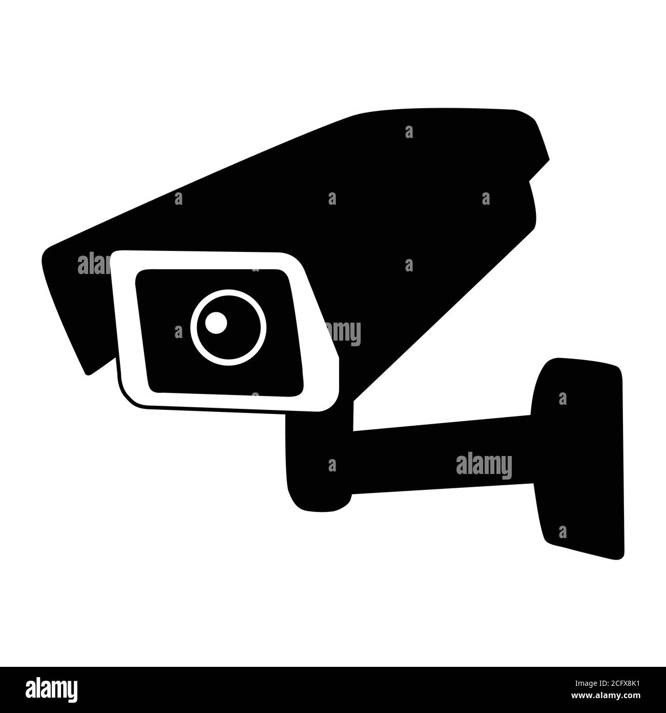 Cámara de vigilancia del vector icono. Monitores de vigilancia. Cámara  CCTV, cámaras de seguridad Imagen Vector de stock - Alamy