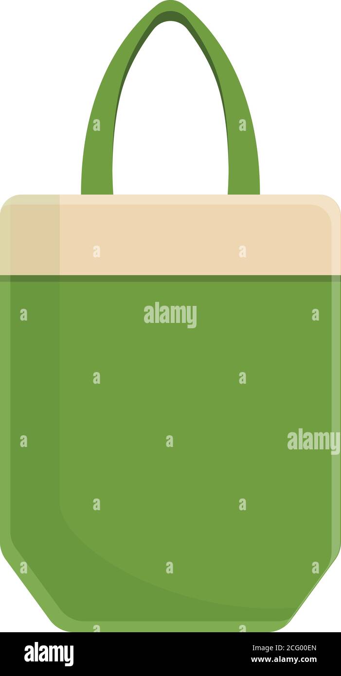 Icono de bolsa ecológica de compras. Dibujos animados de compras eco bolsa  vector icono para diseño web aislado sobre fondo blanco Imagen Vector de  stock - Alamy