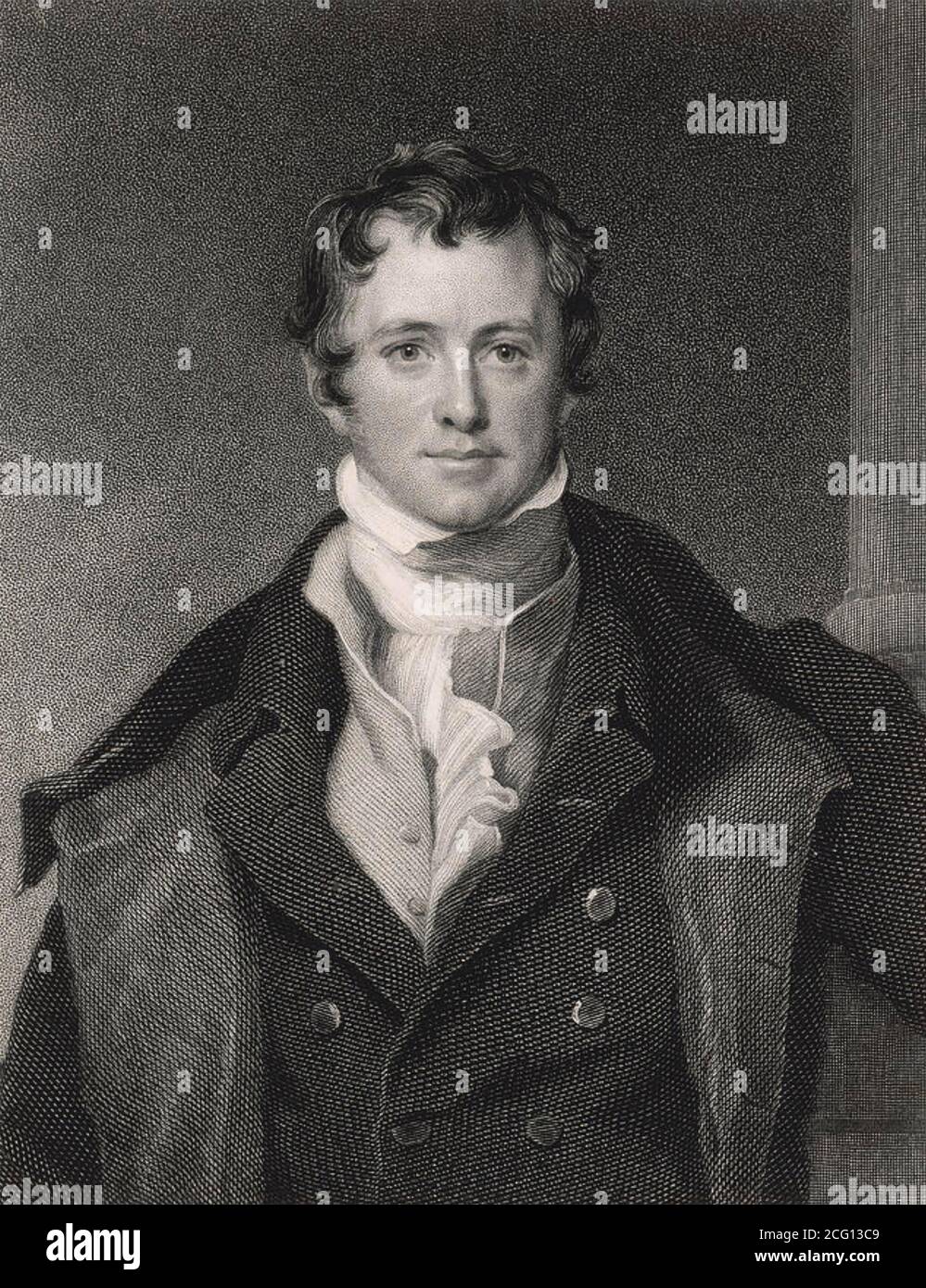 HUMPHRY DAVY (1778-1829) químico e inventor de Cornualles. Foto de stock