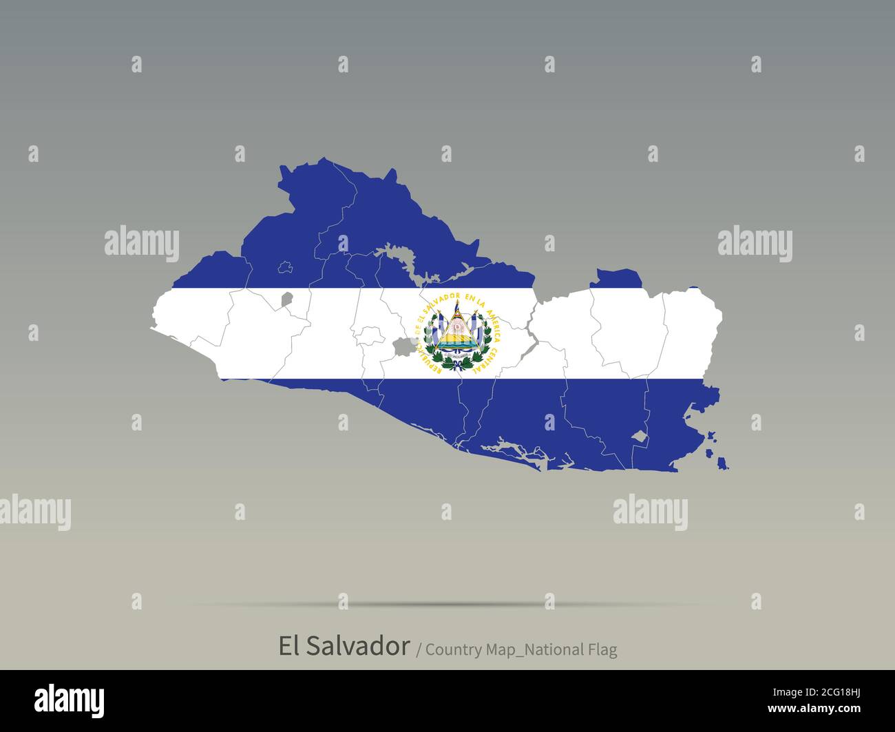 El Salvador Central America Map Flag Fotos E Im Genes De Stock Alamy