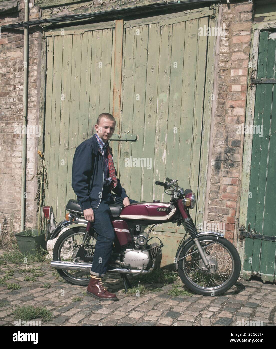 70 cultura juvenil - Bolt Motocicletas - Stoke Newington - Londres - Reino Unido Foto de stock