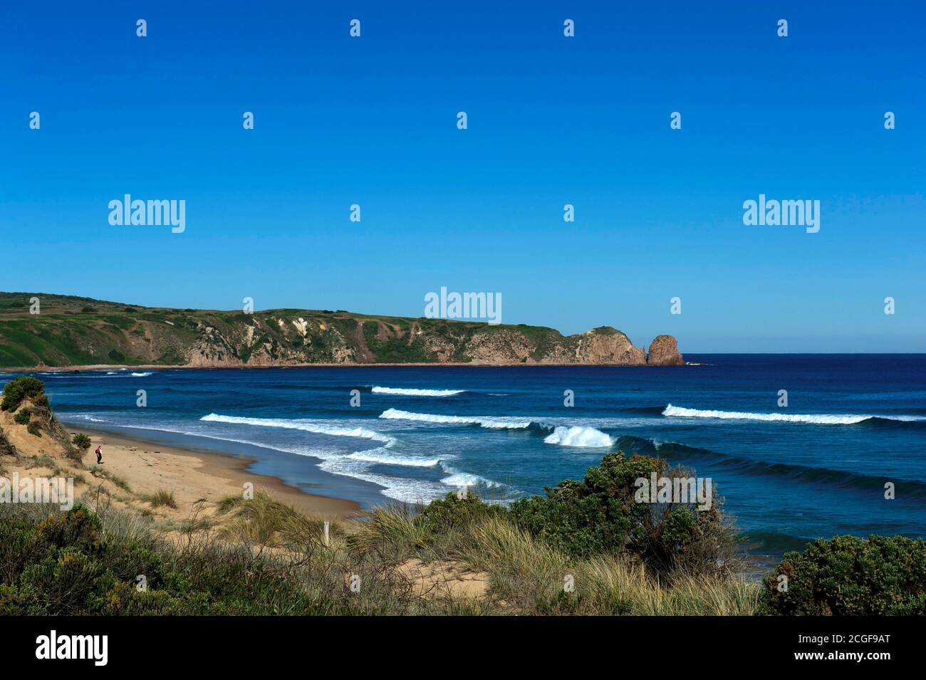 Los pináculos, Cabo Woolamai, Phillip Island, Victoria, Australia Foto de stock