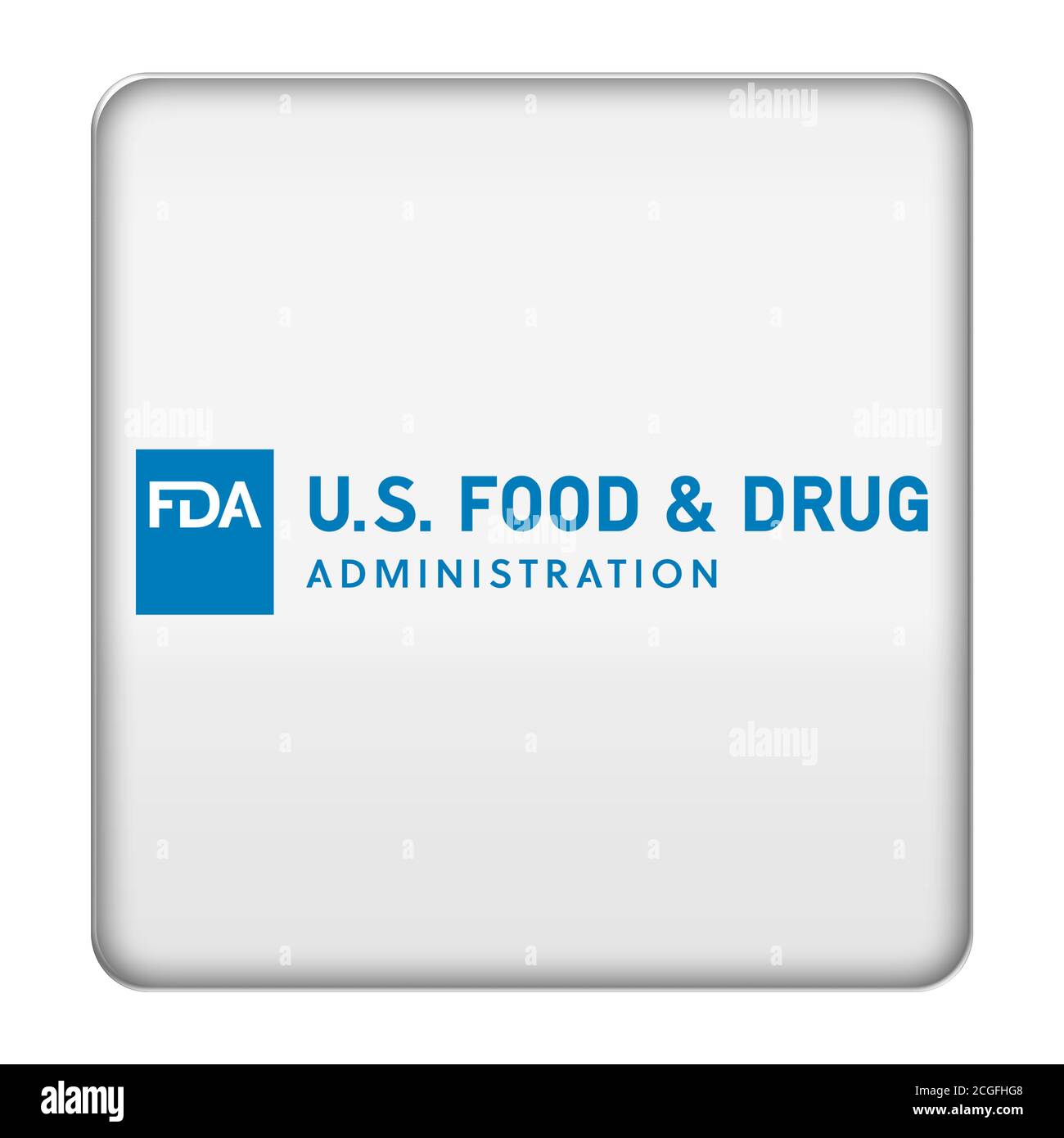 Administración de Alimentos y medicamentos FDA Foto de stock