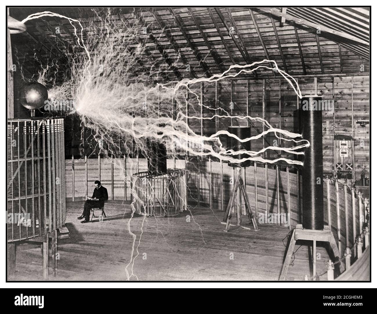 nikola tesla electricidad del aire