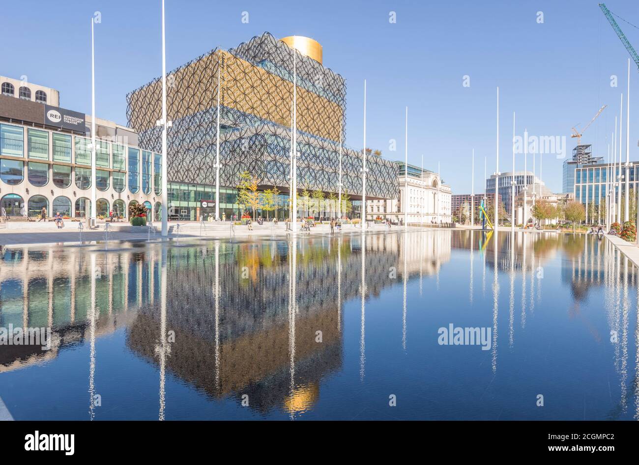 Biblioteca de Birmingham en Centenary Square, Birmingham, Inglaterra, Reino Unido Foto de stock