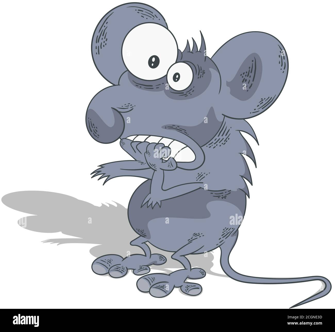 Ratón asustado Imágenes vectoriales de stock - Alamy