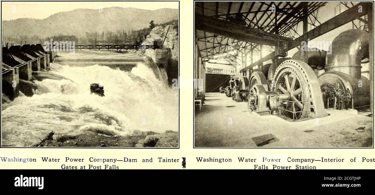 . Diario del ferrocarril eléctrico . Utah Light & Railway—Interior de la Casa de Autos nuevos en Salt Lake City, mostrando el arreglo de Skylight y líneas de rociadores de pasillo XIX Foto de stock