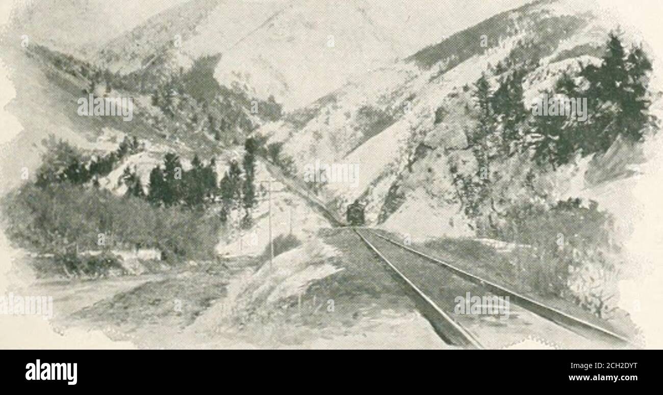 . Recorrido por el continente: Colorado, California y Parque Nacional Yellowstone: Tren especial, realizado personalmente a través de Nueva York Central y Hudson River R.R. y líneas de conexión. Los ciudadanos de VORTHERN PACIFIC comenzaron a reconstruir más fuerte y mejor. La ciudad está situada en una pendiente ascendente, con una vista de mostifharming del sonido y las montañas olímpicas cubiertas de nieve. Una de las delicias es un paseo en tranvía por la ciudad y un paseo en vaporera por el lago Washington, uno de los pintorescos cuerpos de agua en el mundo. Servicio de restaurantes y coches. En Seattle, el Pacífico Norte adjuntará el comedor-carto Foto de stock