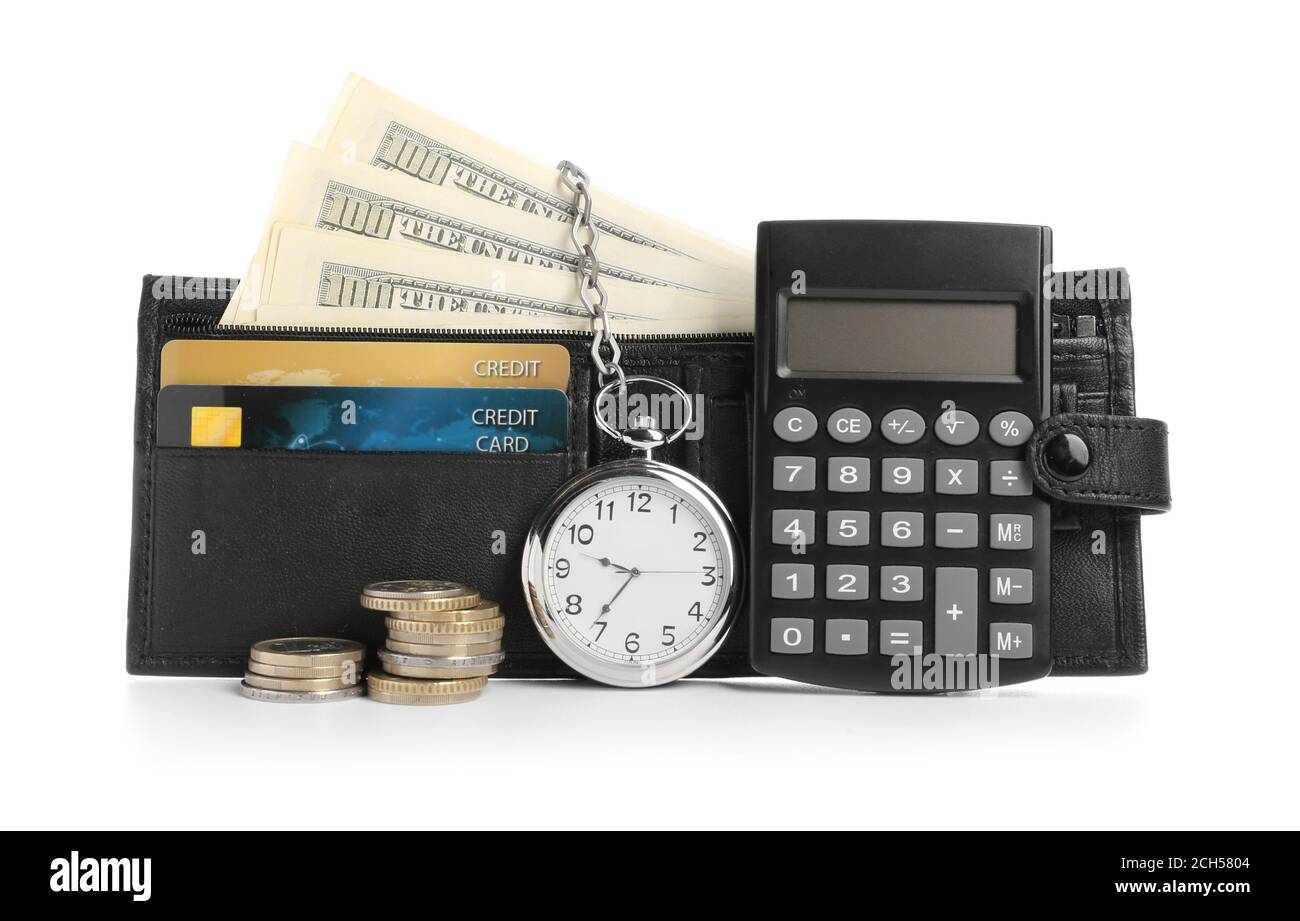 Reloj calculadora Imágenes recortadas de stock - Alamy