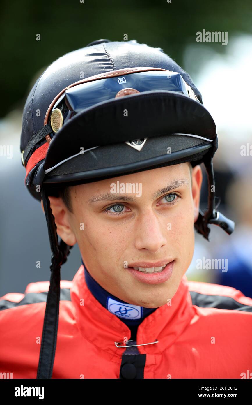 Jordan Vaughan, Jockey Fotografía de stock - Alamy