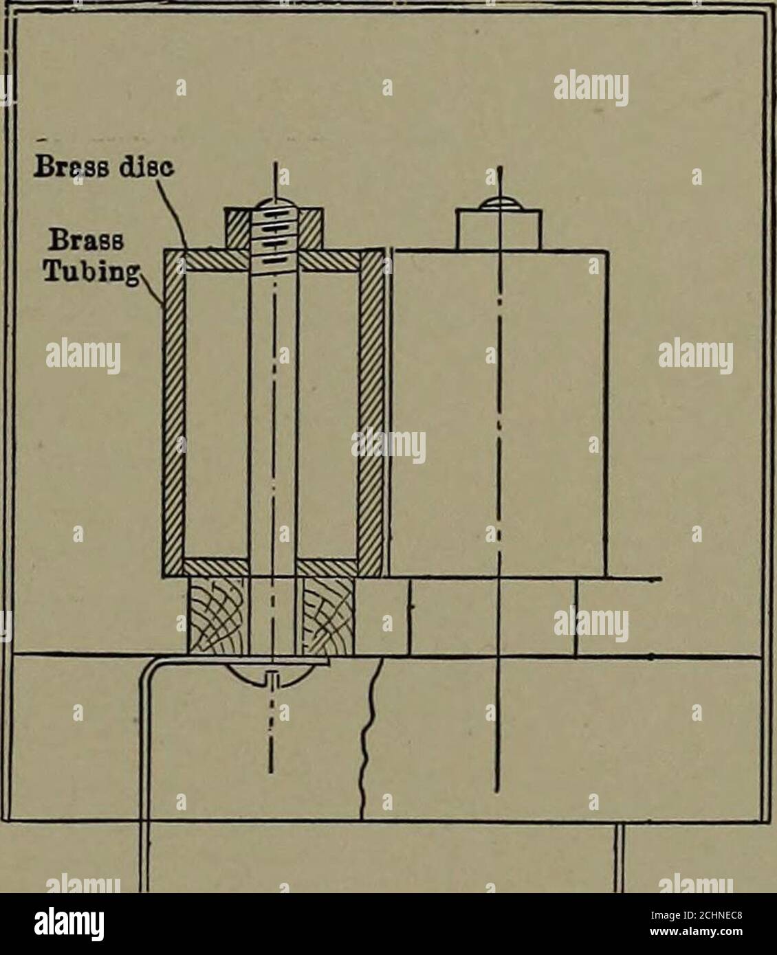 Desarrollo y distribución eléctrica de la energía del agua. Aisladores, y  cada uno es conectado al cable de tierra de la pararrayos de cuerno. En la  parte inferior de estos tanques