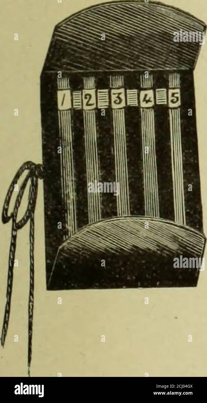 El diccionario de las agujas : una enciclopedia de las agujas artísticas,  planas y elegantes que trata plenamente de los detalles de todos los puntos  empleados, el método de trabajo, los