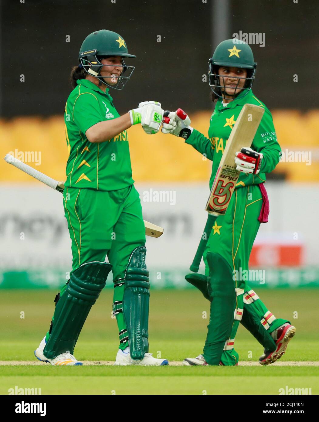 el último agrio Martin Luther King Junior Cricket - West Indies vs Pakistan - Copa Mundial de Cricket Femenino - Leicester, Gran Bretaña - 11 de julio de 2017 Javeria Khan Wadood de Pakistán celebra su medio siglo con el último agrio Martin Luther King Junior Cricket - West Indies vs Pakistan - Copa Mundial de Cricket Femenino - Leicester, Gran Bretaña - 11 de julio de 2017 Javeria Khan Wadood de Pakistán celebra su medio siglo con