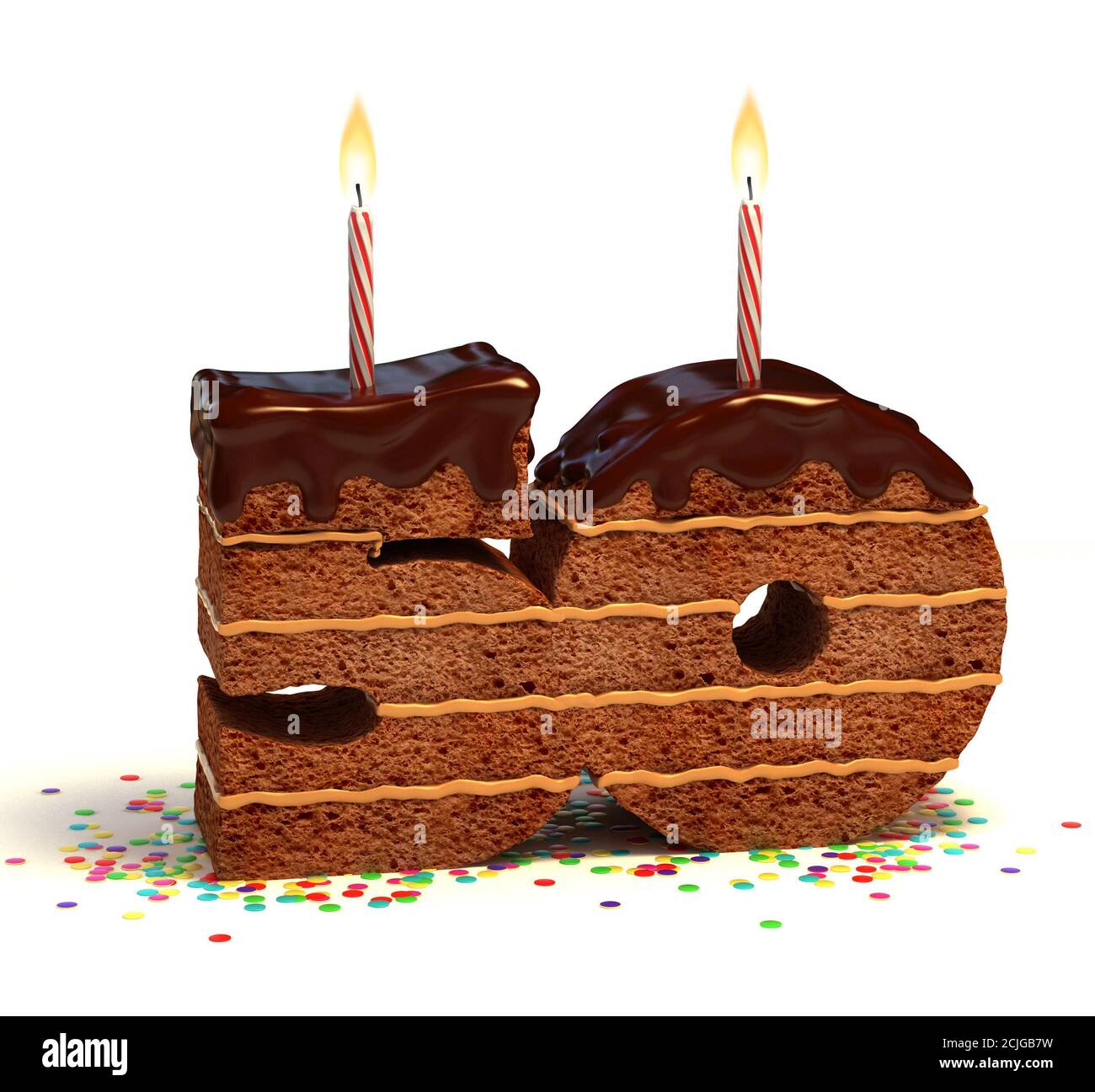 Velas de chocolate para cumpleaños - Nº50