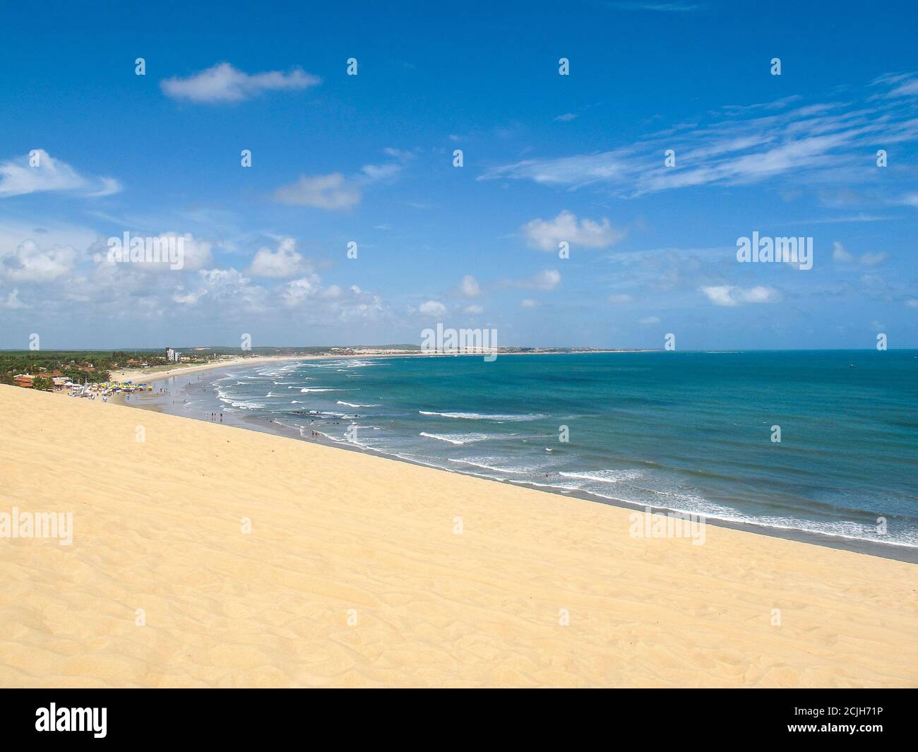 Extremoz, RN / Brasil - 2019-01-09: Dunas de Genipabu, destino turístico en Natal, noreste de Brasil. Foto de stock