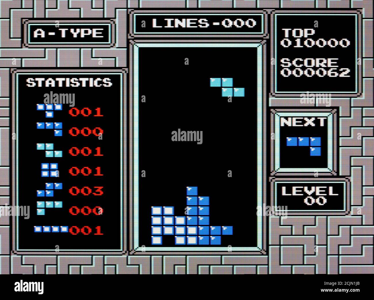 Tetris - Nintendo Entertainment - nes Videogame usar solo de stock - Alamy