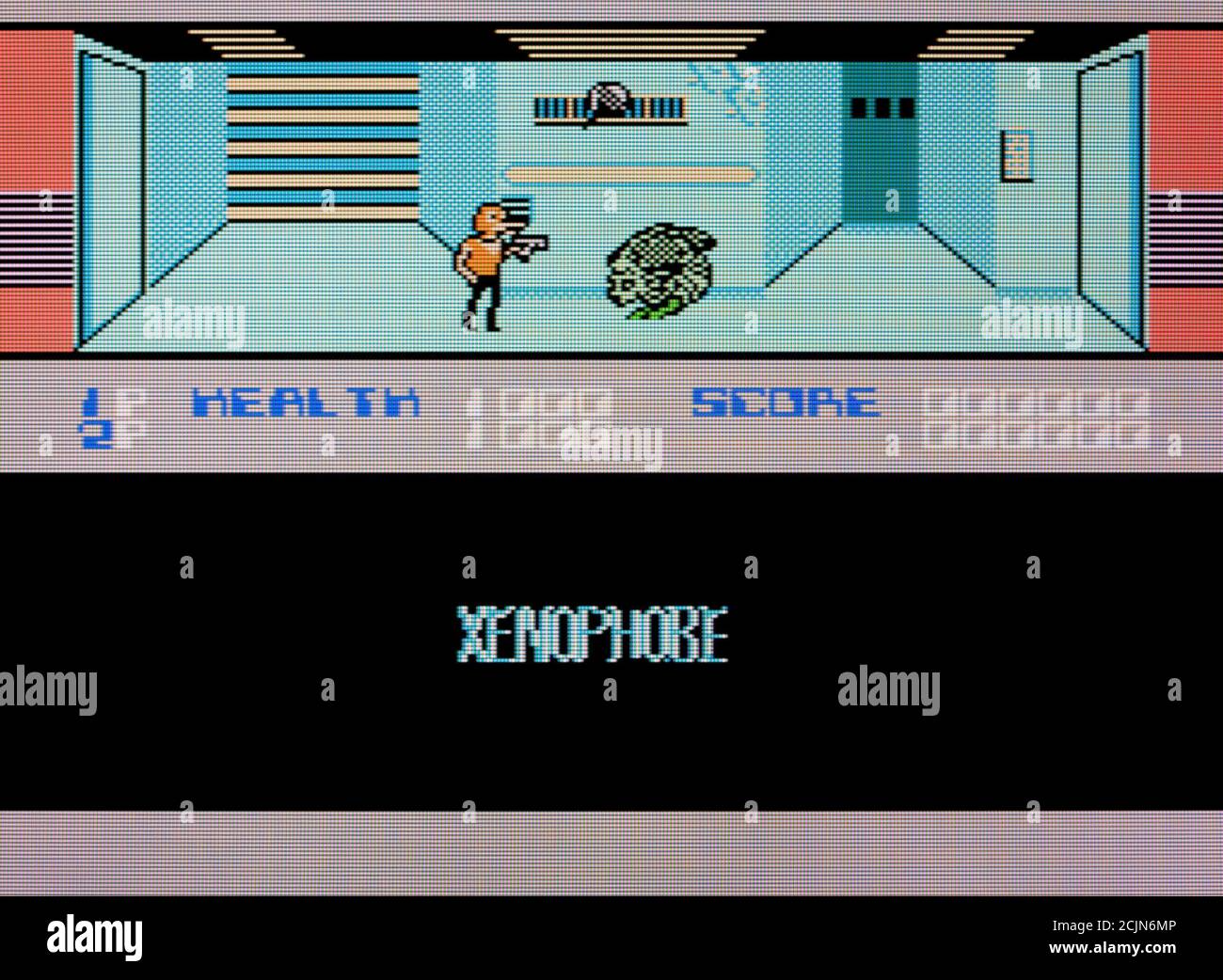 Xenophobe - Nintendo Entertainment System - NES Videogame - Editorial usar solo Foto de stock