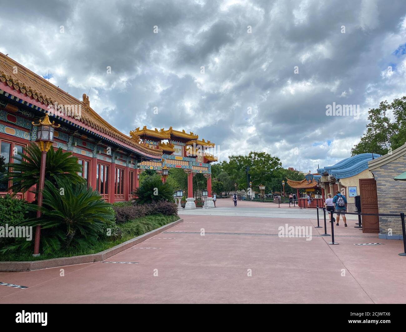 Orlando,FL/USA-9/10/20: La entrada al Pabellón de China en EPCOT en Walt Disney World en Orlando, FL. Foto de stock